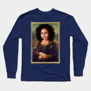 Mona Lisa Turtle Long Sleeve T-Shirt